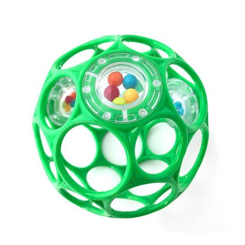 Bright Starts játék Oball Rattle 10cm 11483-12 zöld