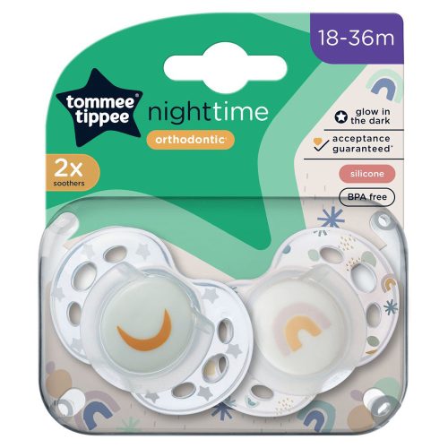 Tommee Tippee játszócumi CTN Night 2 db 18-36hó