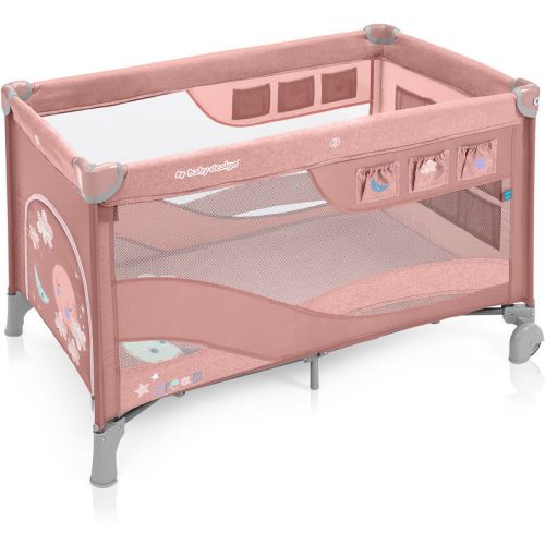 Baby Design Dream Regular multifunkciós utazóágy - 08 Pink